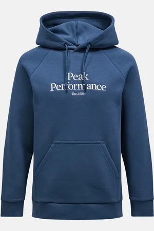 Peak Performance Mikina m original hood blue steel