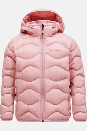 Peak Performance Bunda jr helium down hood jacket warm blush