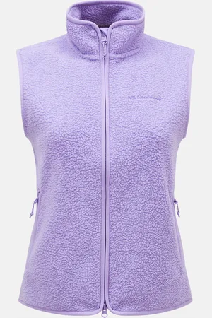 Peak Performance Vesta w pile vest bougainvillea