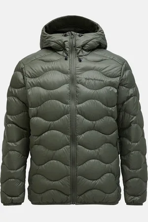 Peak Performance Bunda m helium down hood jacket pine needle