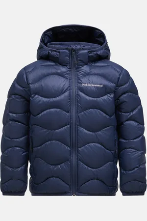 Peak Performance Bunda jr helium down hood jacket blue shadow