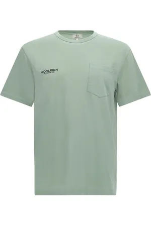 Woolrich Tričko safari t-shirt sage