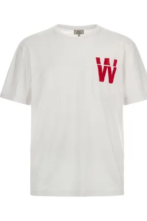 Woolrich Tričko flag t-shirt bright white