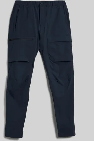 Peak Performance Kalhoty m light cargo pants blue shadow