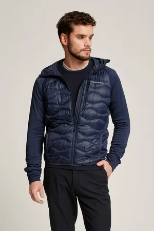 Peak Performance Bunda m helium down hybrid hood blue shadow