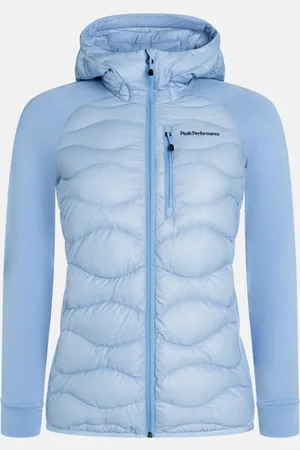 Peak Performance Bunda w helium down hybrid hood amity blue