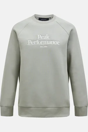 Peak Performance Mikina m original crew limit green