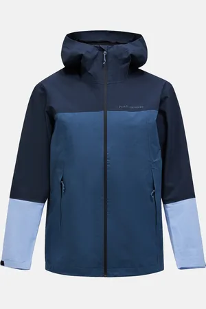 Peak Performance Bunda m trail hipe shell jacket salute blue
