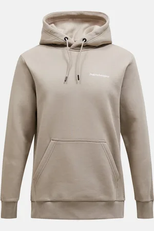 Peak Performance Mikina m original graphic hood avid beige