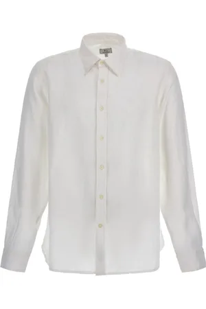 Woolrich Košile linen shirt bright white