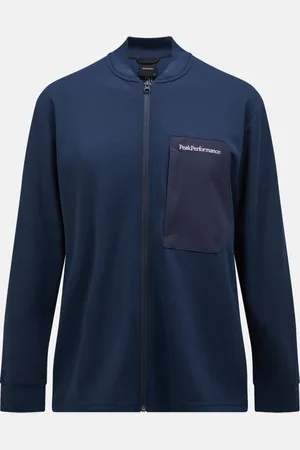 Peak Performance Bunda m mid layer jacket salute blue
