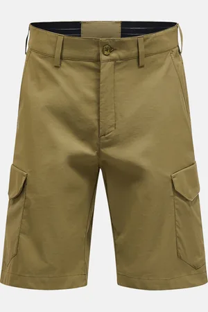 Peak Performance Šortky m player cargo shorts snap green