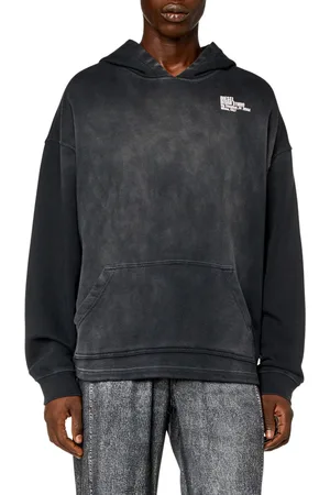 Diesel Mikina s-bunt-hood sweat-shirt black