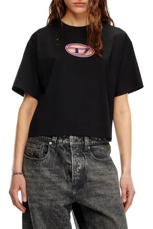 Diesel Tričko t-buxt-crop-od t-shirt black 3
