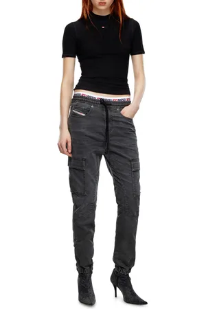 Diesel Džíny 2051 d-ursy jogg sweat jeans black