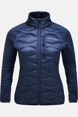 Peak Performance Bunda w helium down hybrid jacket blue shadow