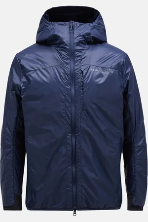 Peak Performance Bunda m radiance hood jacket blue shadow