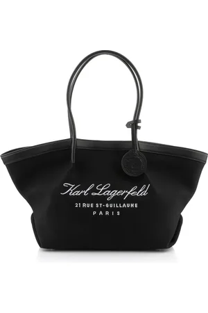 Karl Lagerfeld Kabelka hotel karl md tote canvas black