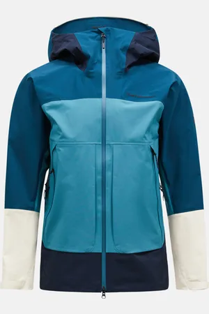 Peak Performance Bunda m vislight gore-tex c-knit jacket infinity teel