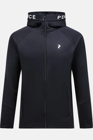 Peak Performance Mikina m rider zip hood black