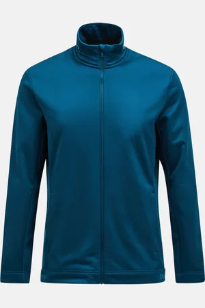 Peak Performance Mikina m rider tech zip jacket infinity teel