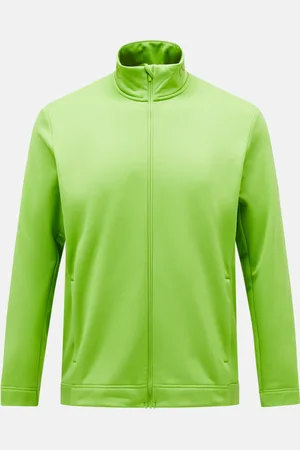Peak Performance Mikina m rider tech zip jacket stand out green