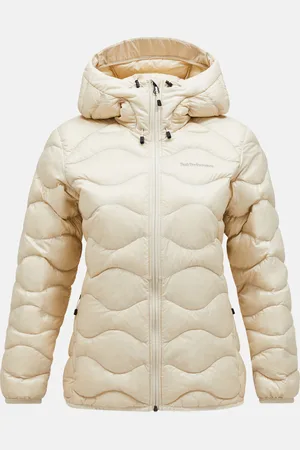 Peak Performance Bunda w helium down hood jacket sand fog