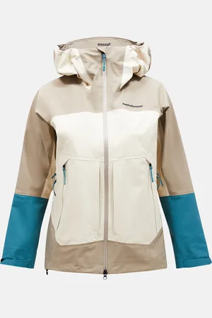 Peak Performance Bunda w vislight gore-tex c-knit jacket avid beige