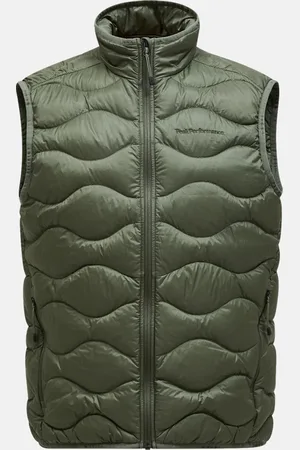 Peak Performance Vesta m helium down vest pine needle