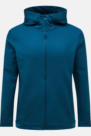 Peak Performance Mikina m rider tech zip hood infinity teel