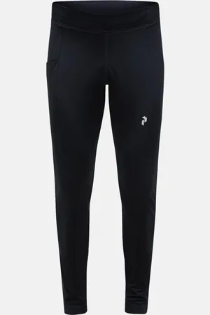Peak Performance Legíny m brushed back tights black