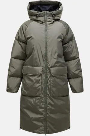 Peak Performance Kabát w bluebird down coat pine needle
