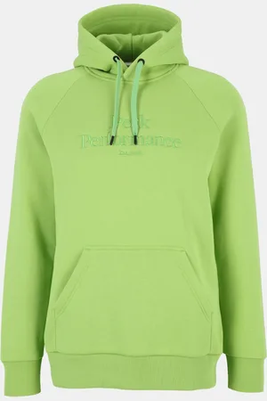 Peak Performance Mikina m original hood stand out green