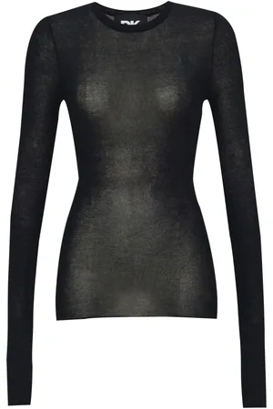 DKNY Svetr l/s round neck sweat black