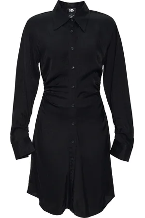DKNY Šaty woven dress black