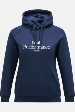 Peak Performance Mikina w original hood blue shadow