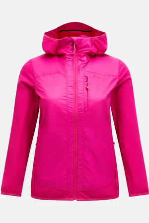 Peak Performance Bunda w radiance hybrid hood beetroot purple