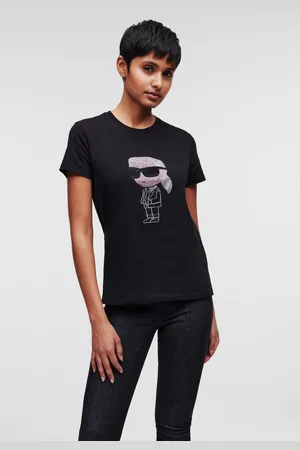 Karl Lagerfeld Tričko ikonik 2.0 karl rs t-shirt black