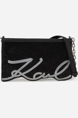 Karl Lagerfeld Kabelka k/evening signature slim shb black