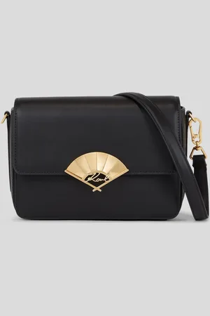 Karl Lagerfeld Crossbody k/signature fan md crossbody black