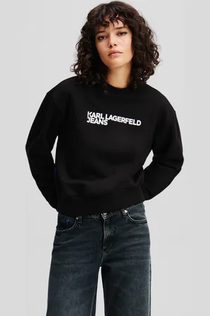Karl Lagerfeld Mikina klj reg essential logo sweat black