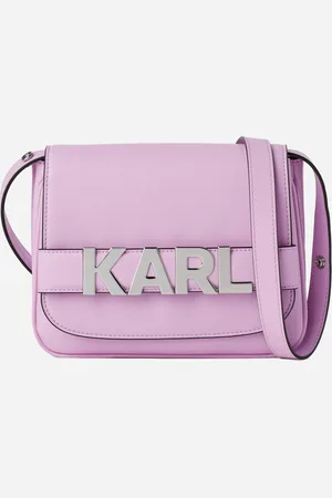 Karl Lagerfeld Kabelka k/letters flap crossbody violetta