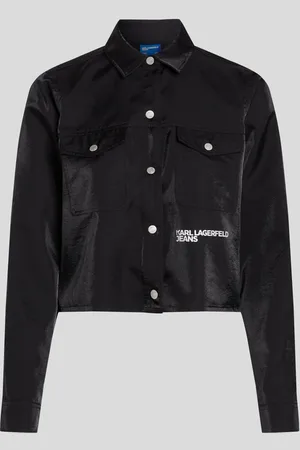 Karl Lagerfeld Košile klj boxy iridescent shirt iridescent black