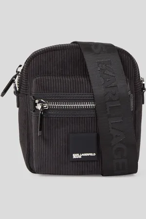 Karl Lagerfeld Crossbody box logo ns cb bag cord black