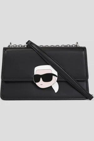 Karl Lagerfeld Kabelka k/ikonik 2.0 leather shb lock black