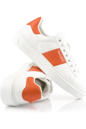 Woolrich Tenisky classic court women calf - grana white-koi