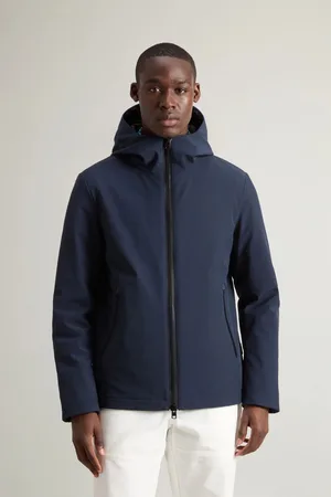 Woolrich Bunda pacific soft shell jacket melton blue