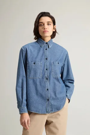 Woolrich Košile chambray shirt citadel