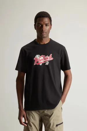Woolrich Tričko sheep graphic t-shirt black