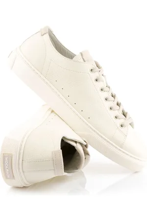 Woolrich Tenisky boat shoe lacing man grana cream